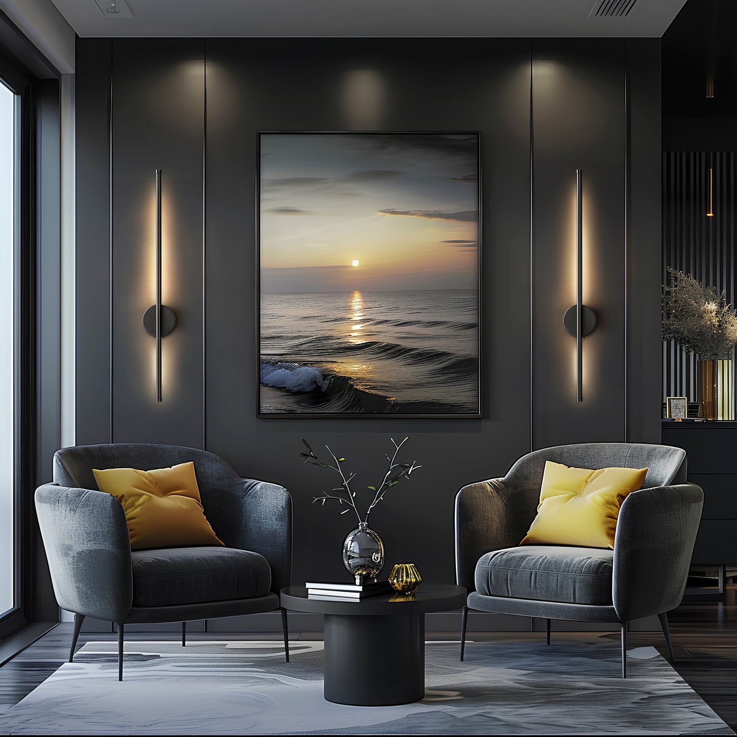 WIRELESS MODERN WALL LIGHTS (SET OF 2)