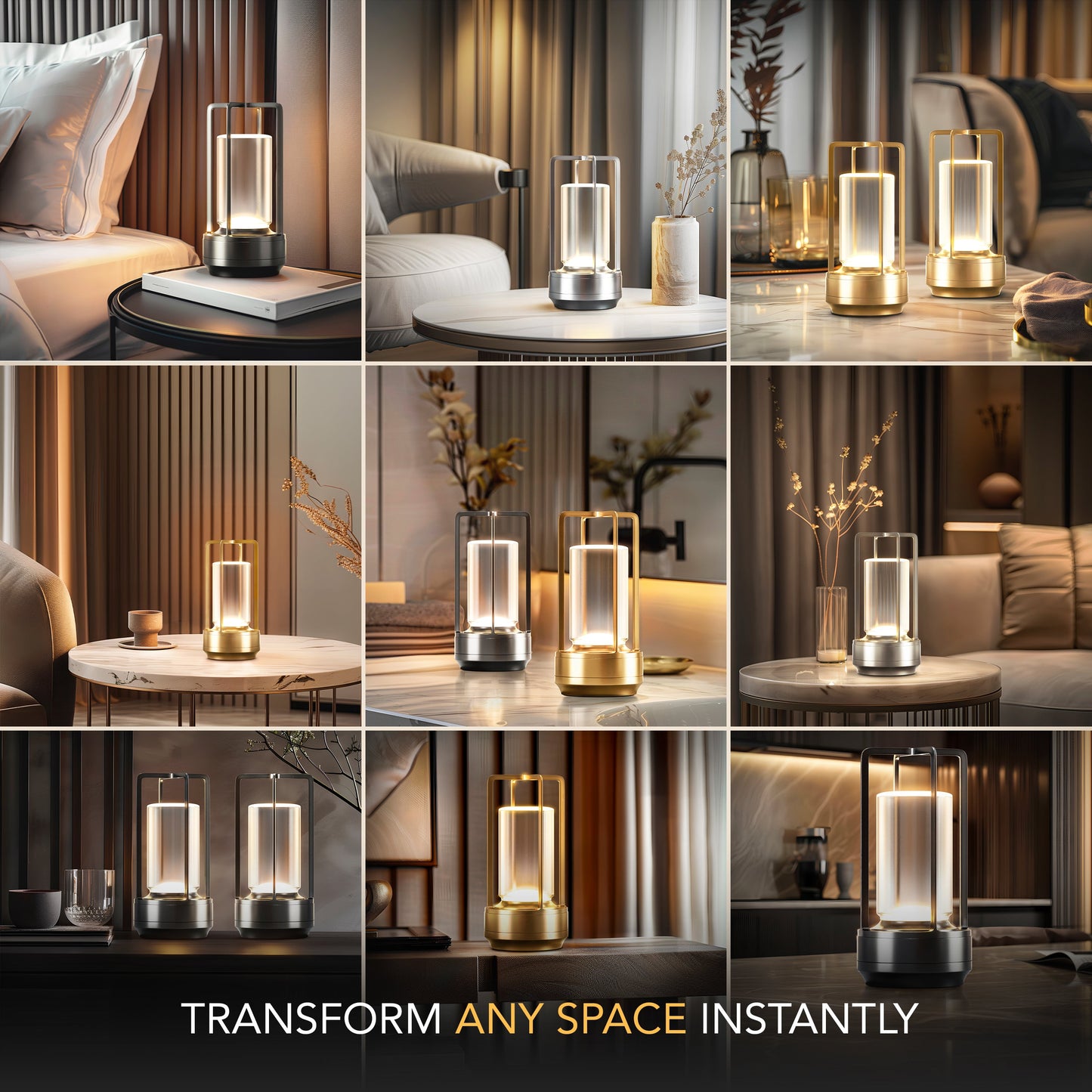 CRYSTAL TABLE LAMP