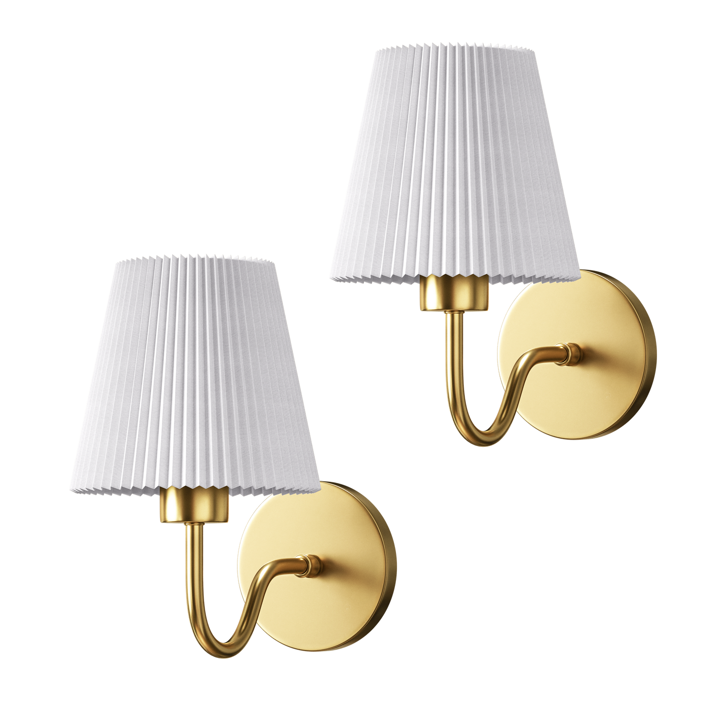 CURVED WIRELESS WALL SCONCE