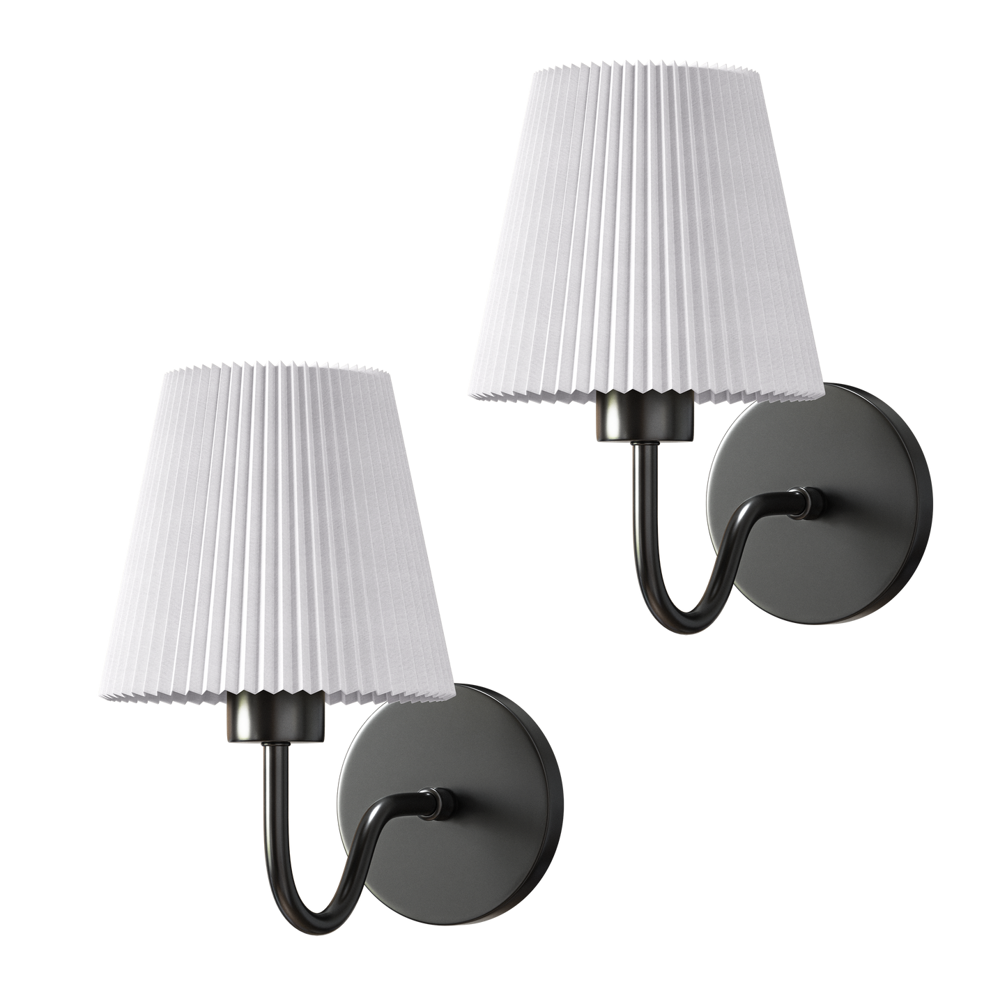 CURVED WIRELESS WALL SCONCE