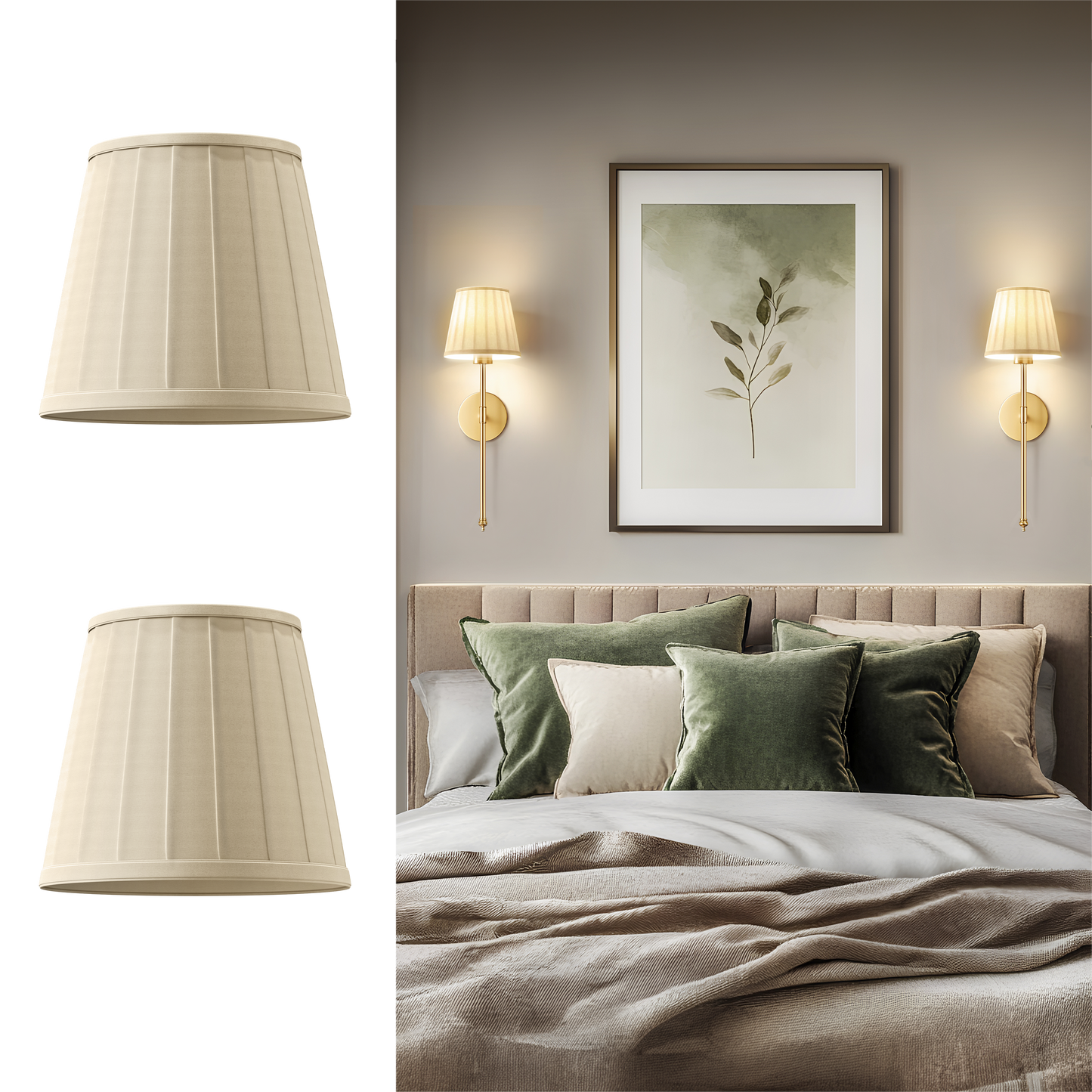 Pleated Shades (Set of 2)